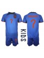 Billige Nederland Steven Bergwijn #7 Bortedraktsett Barn VM 2022 Kortermet (+ Korte bukser)